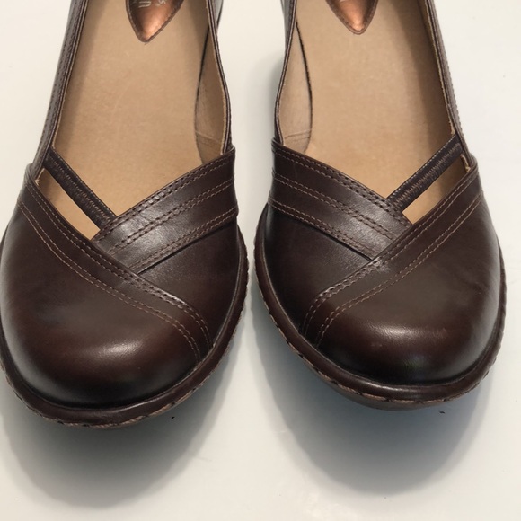 Clark’s Artisan Brown Leather Shoes size 9.5N BNWOT - Picture 5 of 13